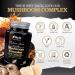 Mushroom Complex with Lions Mane 320mg - 150 Vegan Capsules | High Strength 6 Types of Mushrooms - Chaga, Cordyceps, Shiitake, Reishi, Maitake & Lion's Mane with Vitamin D | Lion's Mane Supplement - Buy Online on GoSupps.com