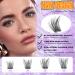 Self Adhesive Lash Clusters - Natural Eyelashes Extension No Glue Needed DIY Wispy Lashes CD Curl 10-16MM 72Pcs by Zegaine - Shop Now - Buy Online on GoSupps.com