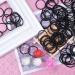 Avodova 200-Piece Black Elastic Hair Ties Metal-Free Thin Ponytail Holders for Women & Girls - Buy Online on GoSupps.com