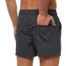 SILKWORLD Men's Quick Dry Swim Trunks with Zipper Pockets - Dark Grey - Buy Online on GoSupps.com