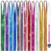 Hair Tinsel Kit Strands With Tool 47 Inch 12 Colors 2100 Strands Fairy Hair Tinsel Kit Hair Extensions Sparkling Glitter Shiny Silk Tinsel for Women Girls Hair for Christmas Decorations (12 colors)