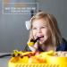 Dinneractive Construction Themed Utensil Set for Kids - 2-Piece Fork and Spoon for Toddlers - Yellow Theme - Buy Online on GoSupps.com