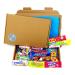 Retro Sweet Hamper Gift Box. Letterbox busting box packed with classic sweets by Rixon and Bryce