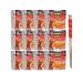Ja Cor Instant Lunch Ramen Noodle Soup Hot and Spicy Beef Flavor Cup Noodles 2.25 oz Bulk Pack Bundle with 1-Set of Reusable Stainless Steel Chopsticks(12 Packs)