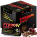 24 Strips of Caffeine Energy - 81mg Caffeine Absorbed Instantly - Energy Supplement with Vitamin B3 - Zero Calories - Cherry Flavor - Crash Free, Sugarfree & Portable - On-The-Go Sports Nutrition