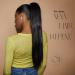 CAISHA 20" Hairpiece Ponytail Clip On Extensions With Butterfly Claw Straight Brown Blond Mix H157 brown blond mix #33H27 H157 - Buy Online on GoSupps.com
