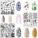 LiBiuty Nail Art Stamping Kit - 12 Stamp Stencil Plates with Various Designs and Accessories - Buy Online on GoSupps.com