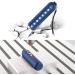 Buy 7 Day Aluminum Pill Organizer - Cute Travel Pill Box for Vitamins & Supplements - Weekly Pill Holder in Blue - Buy Online on GoSupps.com