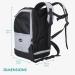 Navaris 2-in-1 Convertible Carrier and Cat or Dog Backpack - Hand Carry or Wear Front or Back - Up to 10 kg (22 lbs) - 30 x 30 x 46 cm (11.8" x 11.8" x 18.1") - Buy Online on GoSupps.com