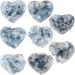 Nupuyai Natural Celestite Crystal Druse Rodstein - Irregular Cluster for Reiki Healing & Home Decoration | XL-2 - Buy Online on GoSupps.com