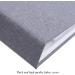 1DOT2 12x12 Large 3 Ring DIY Scrapbook Album with 30 Plastic Sleeves & 60 Pages - Gray Cover/White Pages for Baby, Travel, Wedding, Anniversary, Kids Adventures - Buy Online on GoSupps.com