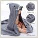 COOKY.D Bamboo Hooded Baby Bath Towel | Shark Animal Bathrobe | Large Size 75x100cm | Toddler Wearable Blanket for Boys and Girls - Buy Online on GoSupps.com