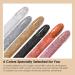 ROSALIND 13PCS Dip Nails Powder Starter Kit - 6 Color Glitter Set with Base & Top Coat | International Shipping Available - Buy Online on GoSupps.com