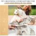 Boao Stainless Steel Pet Comb for Dogs & Cats - Perfect for All Sizes & Hair Types | Durable Rounded Teeth for Gentle Grooming - Buy Online on GoSupps.com