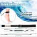 2-Piece Coiled Surfboard Leash Set | Surfing Leg Rope & Ankle Strap | Black SUP Leash Rope for Paddle Board | Surf Straps Stay on Board - Buy Online on GoSupps.com