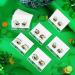 117 Pcs St. Patrick's Day Glitter Face Tattoos - Shamrock Clover Temporary Jewelry Stickers for Party Accessory - 33 Sheets - Buy Online on GoSupps.com
