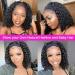 TISTAYA Short Curly Headband Wig for Black Women - 12 Inch Natural Black Synthetic Hair with Water Wave Headbands - Buy Online on GoSupps.com