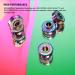 KRIXAM SG-B Skateboard Bearings with Black Ceramic  Longboard Bearings with Built in Spacers (Pack of 8) - Buy Online on GoSupps.com