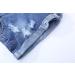 KidscOOL SPACE Little Girl Big Ripped Denim Shortalls, Light Blue, Size 14-15 Years - 2055 - Buy Online on GoSupps.com