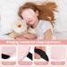 Kids Silk Sleep Mask Eye Cover - 100% Natural Adjustable Blindfold for Boys & Girls - Comfortable Eye Shade (Pink - Buy Online on GoSupps.com