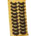False Eyelashes Fluffy Natural Look 8D 20 mm Long C Curl Strip Eye Lashes Pack 10 Pairs Full Reusable Fake Eyelashes That Look Like Extensions by Goddvenus A-full - Buy Online on GoSupps.com