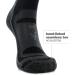 Blister Resist Performance Crew Athletic Running Socks - Large Black (1 Pair) for Men and Women - Buy Online on GoSupps.com