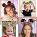 8PCS Sequin Mouse Ears Hair Clips - Glitter Hair Bows for Women & Girls | Costume Party Favor, Halloween & Christmas Decoration - Buy Online on GoSupps.com