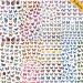 Baoximong Butterfly Nail Stickers - 8 Sheets Colorful Spring 3D Self-Adhesive Decals | Holographic Laser Design Nail Art Accessories for Women - Buy Online on GoSupps.com