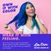 Lime Crime Unicorn Hair Dye Peri Dust - Vegan Periwinkle Semi-Permanent Color | Cruelty-Free Formula | Conditions & Moisturizes | Sugary Citrus Vanilla Scent - Buy Online on GoSupps.com