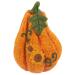 LIFKICH Resin Pumpkin Model Harvest Pumpkin Fall Pumpkin Centerpiece Pumpkin Decorations for Home Lifelike Pumpkin Thanksgiving Day Decorations for Home Pumpkin Figurine Vegetable Wedding Orange 18X12X12CM