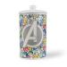 Marvel Comics Ceramic Dog Treat Jars - 10 x 5 Dog Treat Jar with Lid, Dishwasher Safe Marvel Dog Food Storage Container - Avengers Dog Treat Jar, Spiderman Dog Treat Jar, Marvel Dog Treat Jar Avengers - 10" x 5"