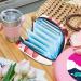 Women's Binding Storage Bags - Ink Cherry Blossom Flowers | Portable Menstrual Pad & Tampon Holders | Stylish Storage for Bandages | Multicolored | Ideal for School & Office - Buy Online on GoSupps.com