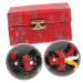 Beavorty 2st Baoding balls train Chinese handball sound balls Erzotherapy Hand Baoding Balls Hand massage balls Chinese massage balls Fitness -Box Chinese style 4.50x4.50cm As shown