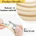 Aoibrloy 5-Piece Bamboo Embroidery Hoop Set - 5 to 10 Inch Circle Cross Stitch Rings for Sewing - Buy Online on GoSupps.com