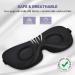 Boniesun Blackout Eye Mask - Ultra Thin Sleep Mask for Women and Men - Skin-Friendly Lycra Fabric - 3D Contoured Cup Blindfold for Comfortable Side Sleepers - Buy Online on GoSupps.com