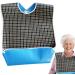 Adult Bibs for Eating | Feeding Bib Reusable with Crumb Catcher Stylish Adult Clothing Protectors for Women and Elderly Adults Senior Citizens Nursing Home Friendly Kumprohu Green - Buy Online on GoSupps.com