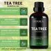 Fiora Naturals Tea Tree Essential Oil 1 oz - 100% Pure Organic Melaleuca Alternifolia for Face, Hair, Skin, Acne, Scalp, Foot, and Toenails - Buy Online on GoSupps.com