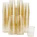 Juvale 100 Pack 2 oz Gold Glitter Shot Glasses - Perfect for Birthday Party and Wedding - Disposable Plastic Cups - Buy Online on GoSupps.com