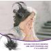 FERCAISH Women's Plumage Mesh Hair Clip 20s Hair Clip Vintage Costume Hair Accessories Fascinator Headwear for Women Birthday Wedding Party (Black) - Buy Online on GoSupps.com