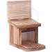 Relaxdays Squirrel Feeder - FSC-Certified Natural Wood, Folding Roof, Ventilation Holes - Hanging Feeding Station - Buy Online on GoSupps.com