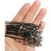 Drchoer 30Pcs 100LB Stainless Steel Fishing Wire Leaders - High Strength 19Inch Line with Swivels and Snaps in Black/Red/Green - Buy Online on GoSupps.com