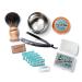 Gentleman Jon Straight Razor Shave Kit - 6-Piece Set with Razor, Brush, Alum Block, Soap, Bowl, Blades - Buy Online on GoSupps.com