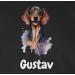 Personalized Dachshund T-Shirt for Dog Owners - Custom Name Gift by Shirtracer - Men's Black XL - Buy Online on GoSupps.com