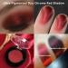 Buy Afflano Single Red Eyeshadow Palette - Shimmery Ultra Pigmented Dark Red Glitter for Multi-Dimensional Eye Looks | Perfect for Christmas Makeup | International Shipping Available - Buy Online on GoSupps.com