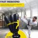 Rixi Ninja Kids Punching Bag Set | 63 inch Inflatable Black-Yellow Punching Bag for 3-12 Years Old | Includes Boxing Gloves and Air Pump - Buy Online on GoSupps.com