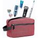 Etercycle Men's Waterproof Toiletry Bag - Portable Travel Wash Bag and Cosmetic Organizer - Gym Shaving Shower Dopp Kit with Handle (Wine Red) - Buy Online on GoSupps.com