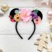 JUTTIRA Flowers Mouse Ears Headband - Floral Headwear for Kids & Adults - Buy Online on GoSupps.com