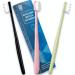Extra Soft Toothbrushes For Sensitive Teeth Great Cleaning Effect - Ultra Micro Nano Oral Toothbrush - Manual Dental Brush With 20000 Floss Bristles Includes Pink Black Green Brush Suitable For Adults