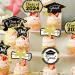 2024 Graduation Cupcake Toppers - 12Pcs Glitter Black Gold Class of 2024 Congrats Grad 2024 Cap Diploma Cupcake Picks Graduation Cake Decorations for 2024 Graduation Party Supplies - Buy Online on GoSupps.com