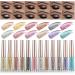 Anglicolor Eyeshadow Glitter Eyeshadow Shimmer Eye Shadow Liquid Eyeshadow Glitter Liquid Eye Shadow Sparkling Eye Makeup Tool Best Gift For Women Girls (07#Silver) - Buy Online on GoSupps.com